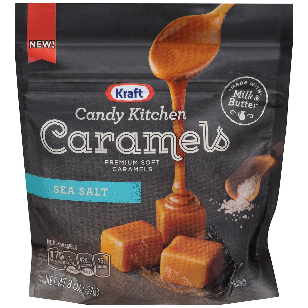 slide 1 of 9, Caramels, 8 oz