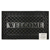 slide 7 of 9, Mohawk Welcome Faux Grass Scraper Black Mat, 18" X 30", 18 in