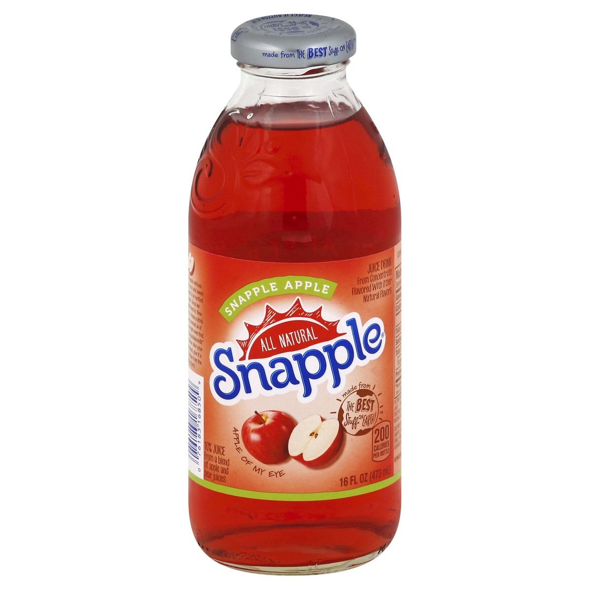 slide 2 of 5, Snapple Apple Flavored Drink - 16 fl oz, 16 fl oz