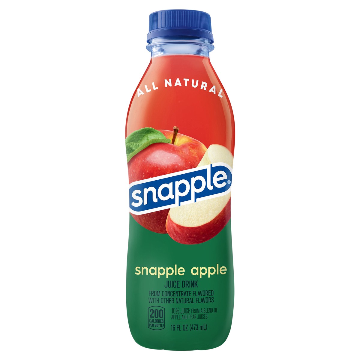 slide 1 of 5, Snapple Apple Flavored Drink - 16 fl oz, 16 fl oz