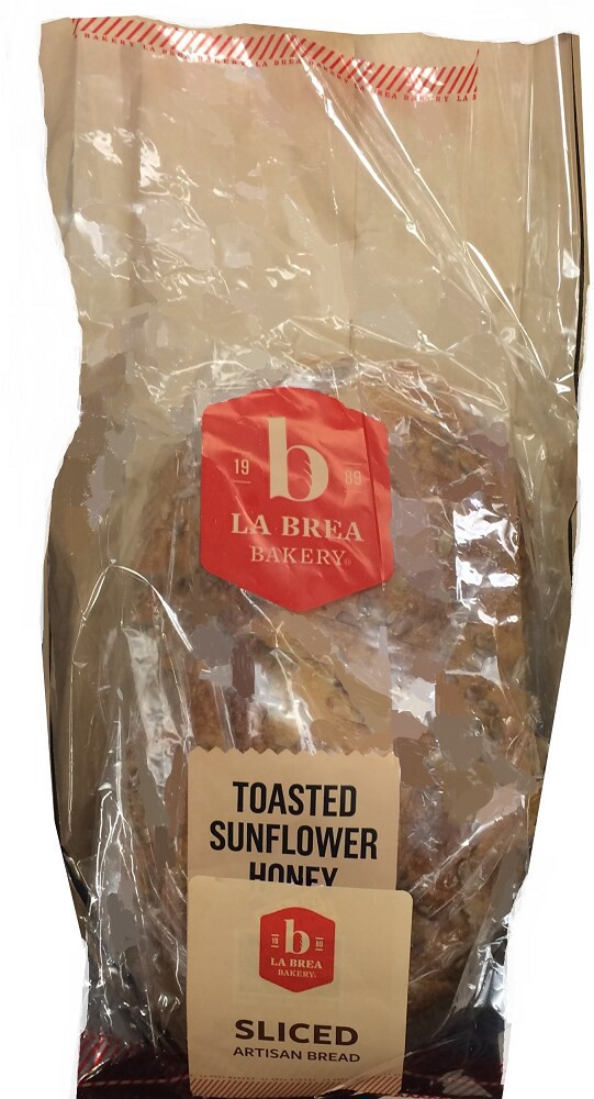slide 1 of 1, La Brea Bakery Toasted Sunflower Honey Bread Sliced, 16 oz