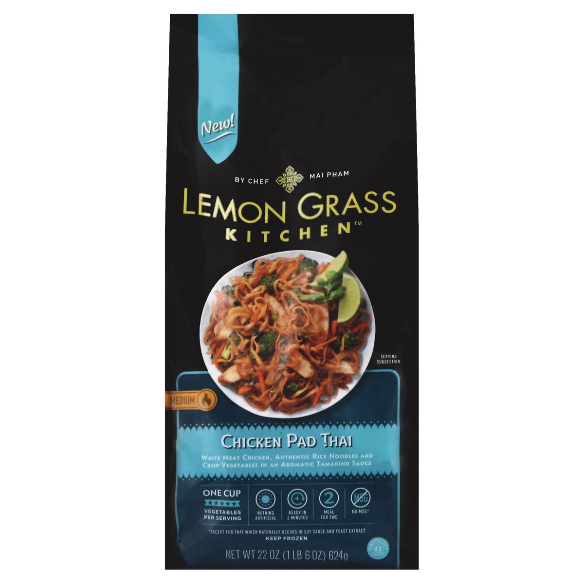 slide 6 of 6, Lemon Grass Kitchen Chicken Pad Thai 22 oz, 22 oz