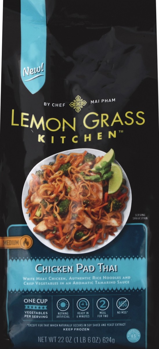 slide 1 of 6, Lemon Grass Kitchen Chicken Pad Thai 22 oz, 22 oz