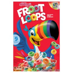 Froot Loops Kellogg's Froot Loops Breakfast Cereal, Kids Cereal, Family Breakfast, Original, 10.1oz Box (1 Box)