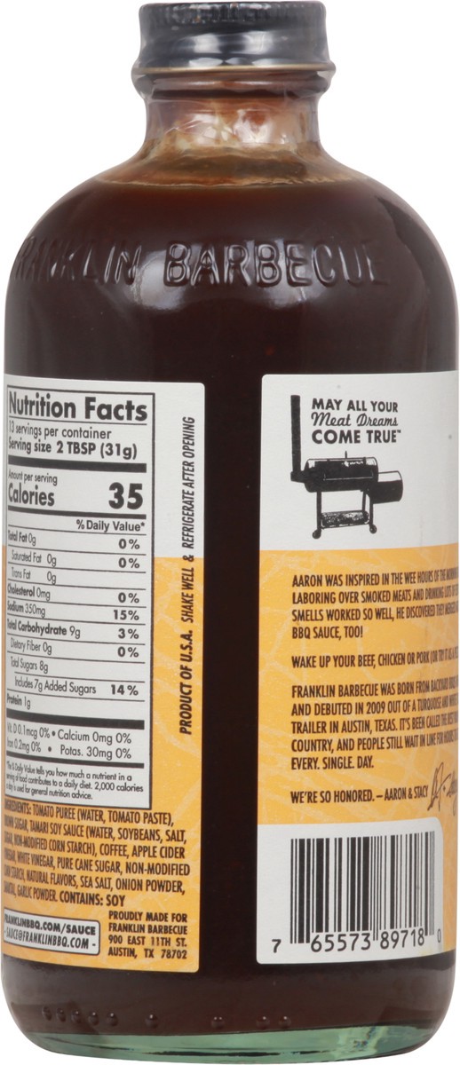 slide 6 of 13, Franklin Barbecue Espresso BBQ Sauce 14 oz Bottle, 14 oz