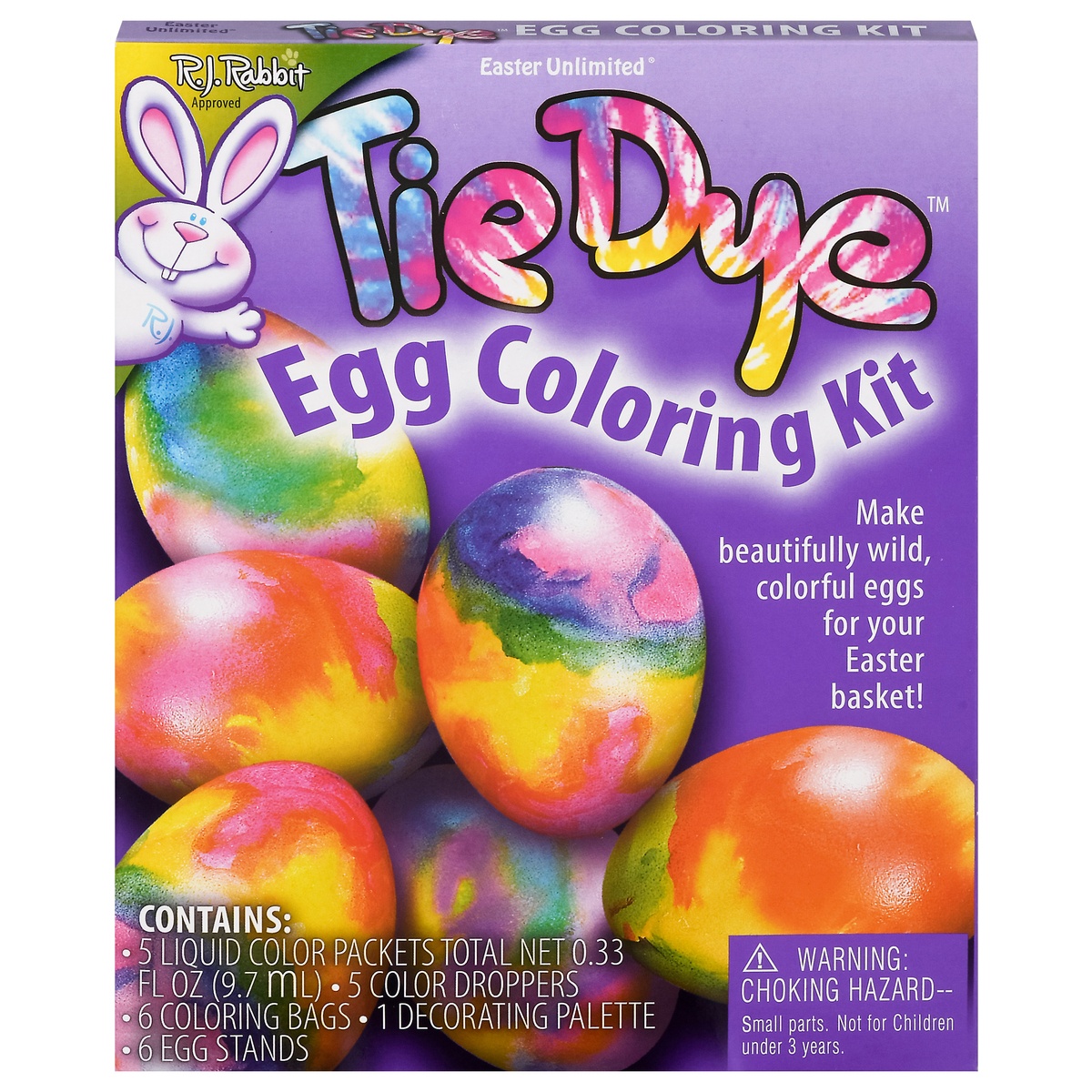slide 1 of 1, Easter Unlimited Tie Dye Eggs Egg Decorating Kit 1 ea, 1 ea