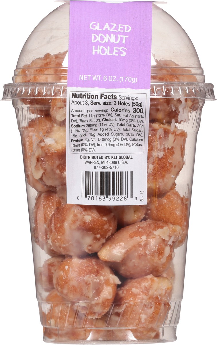 slide 7 of 11, Sabrina's Glazed Donut Hole Cup, 6 oz