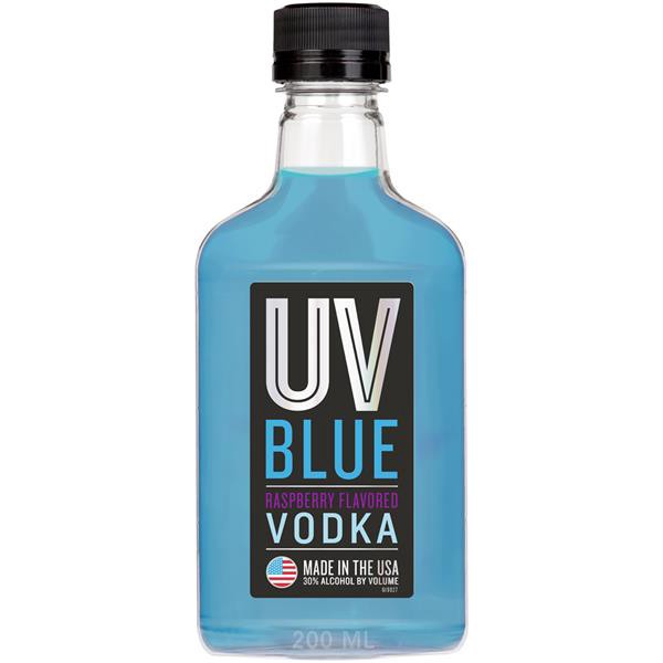 slide 1 of 1, Uv Vodka Uv Blue Raspberry, 200 ml