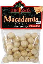 slide 1 of 1, Melissa's Macadamia Nuts, Without Shell, 3 oz