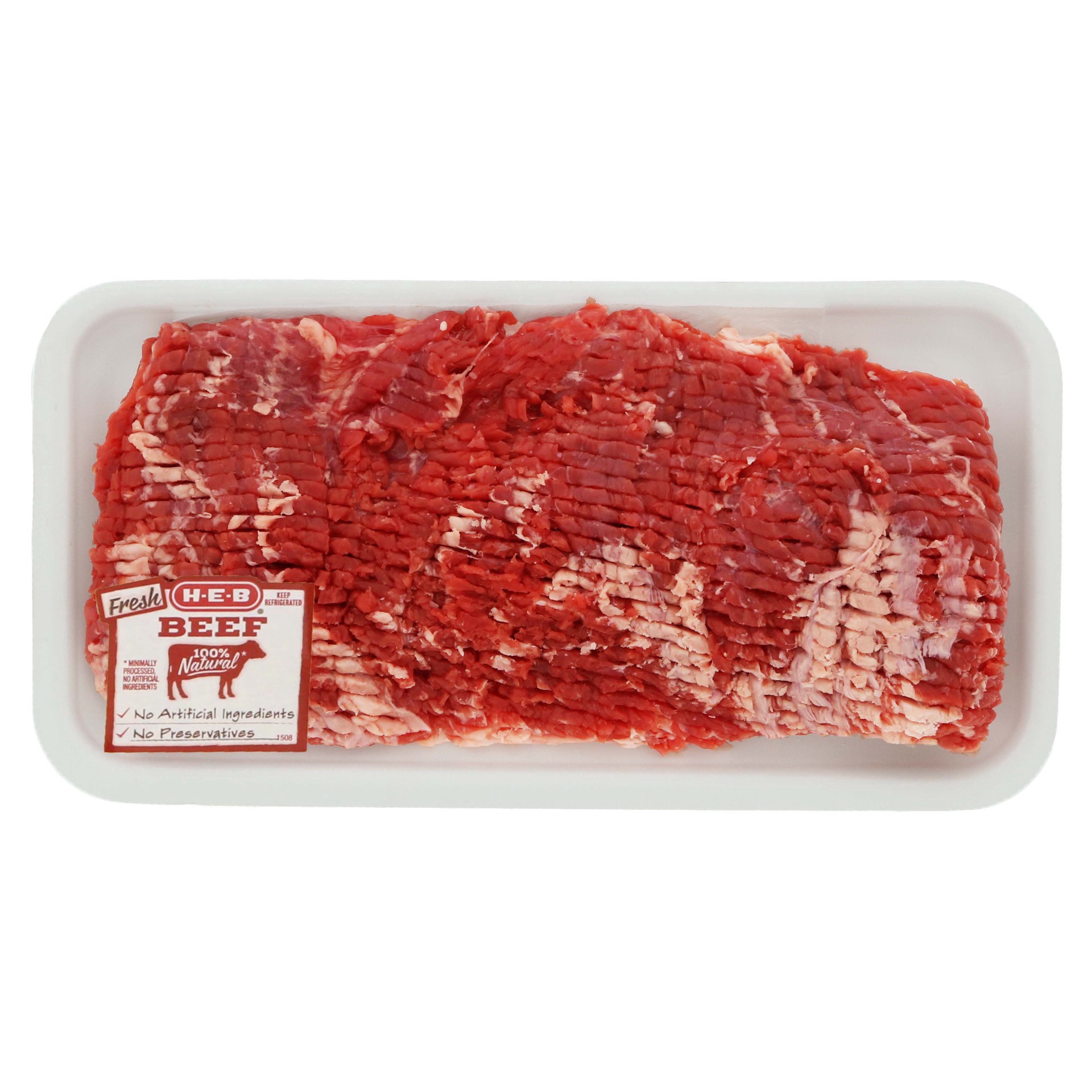 slide 1 of 1, H-E-B Tenderized Beef Inside Skirt Steak, per lb