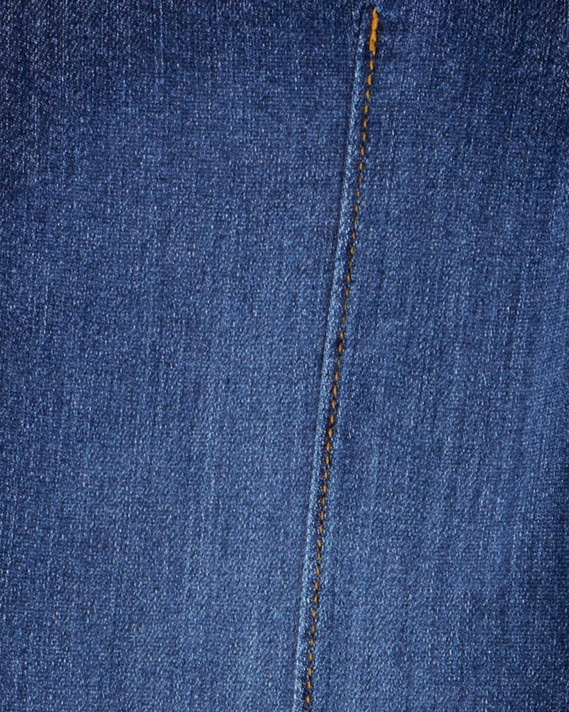 slide 2 of 4, Oshkosh Girls Denim Skinny Jeans - Blue Blue 7, 1 ct