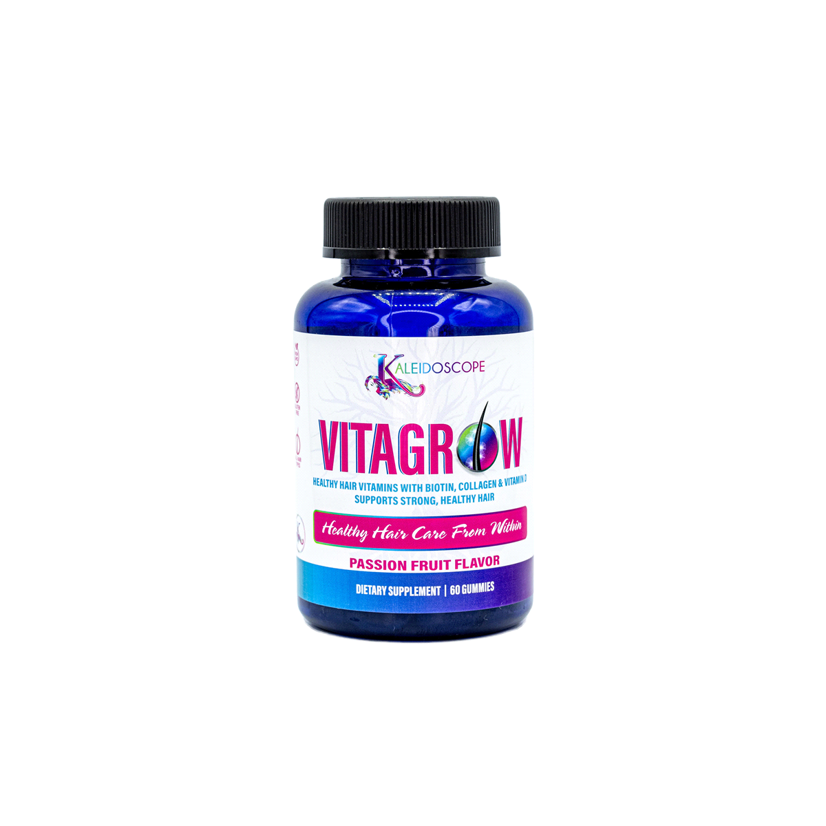 slide 1 of 5, Kaleidoscope Vitagrow Vitamins, 60Ct, 60 ct