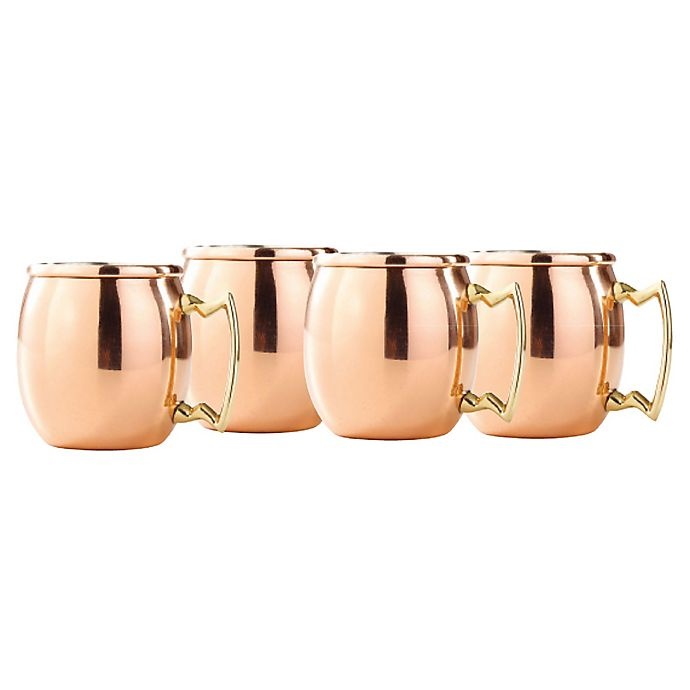 slide 1 of 1, Old Dutch International Moscow Mule Shot Glasses, 4 ct