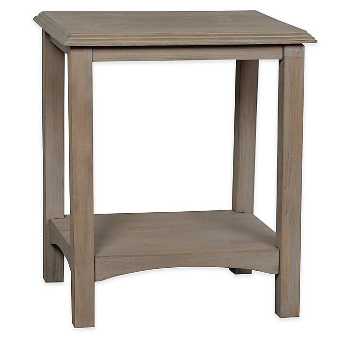 slide 1 of 3, Stylecraft Rectangular Accent Table - Distressed Grey, 1 ct