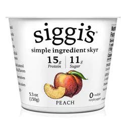 Siggi's siggi’s Icelandic Skyr Nonfat Yogurt, Peach
