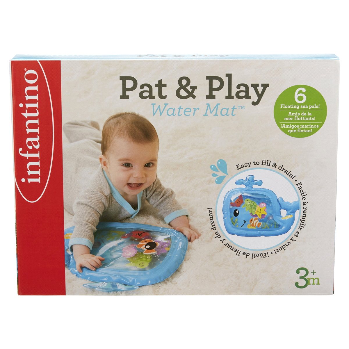 slide 1 of 5, Infantino Pat and Play Water Mat, 1 ct