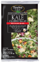 slide 1 of 1, Taylor Farms Chopped Salad Kit Kale with Brussels Sprouts, 9.25 oz