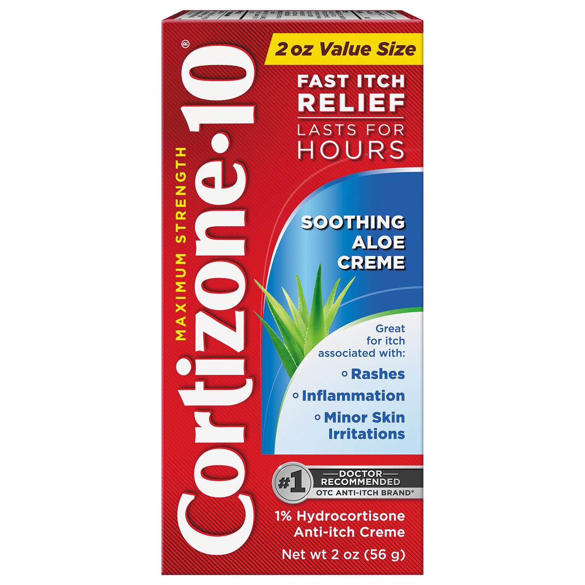 slide 1 of 2, Cortizone-10 Soothing Aloe Creme 2 oz., 2 oz