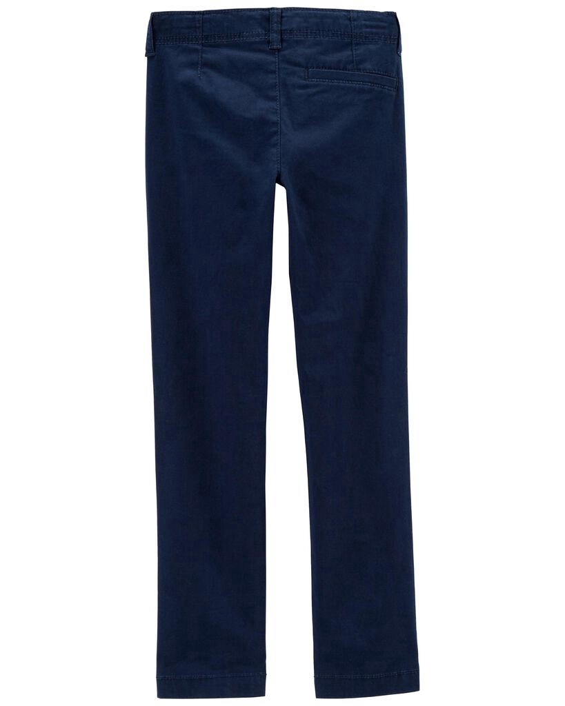 slide 2 of 2, Oshkosh Kid Slim Stretch Chino Pants Navy 14, 1 ct