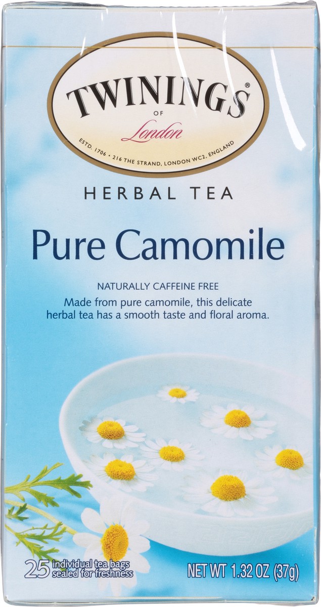 slide 5 of 9, Twinings Pure Camomile Herbal Tea Bags - 25 ct; 1.32 oz, 25 ct