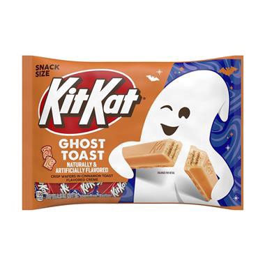 slide 1 of 1, KIT KAT Cinnamon Toast Flavored Creme Wafer Snack Size, Halloween Candy Bag, 9.8 oz, 9.8 oz