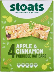Stoats Apple & Cinnamon Porridge Oat Bars - 1.48 oz