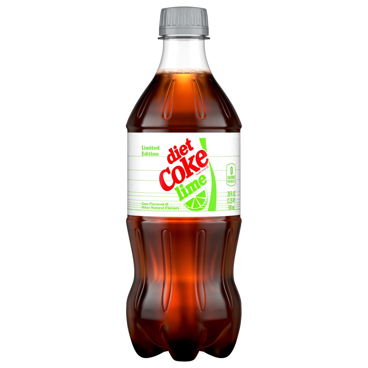slide 1 of 5, Diet Coke Lime Bottle, 20 fl oz, 20 fl oz