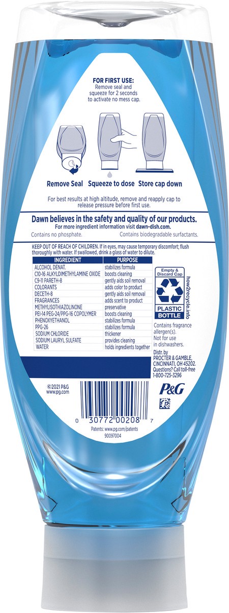 slide 3 of 3, Dawn Ultra EZ-Squeeze Dish Soap Liquid, Dishwashing Liquid, Grease Removal, Original, 22oz, 22 fl oz