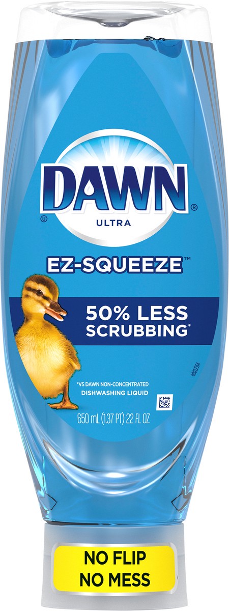 slide 2 of 3, Dawn Ultra EZ-Squeeze Dish Soap Liquid, Dishwashing Liquid, Grease Removal, Original, 22oz, 22 fl oz