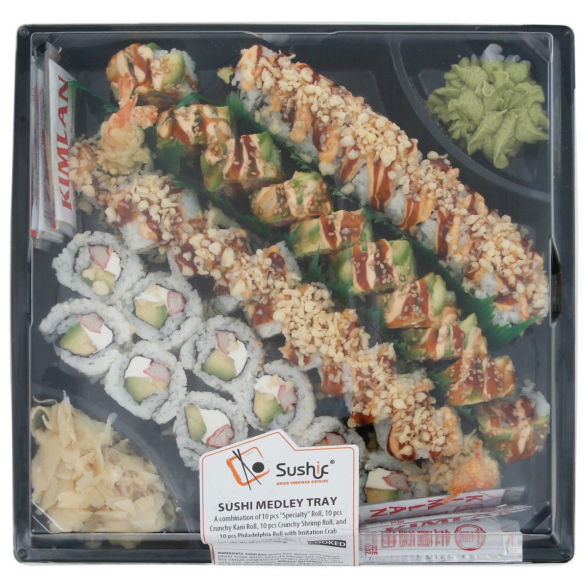 slide 1 of 7, Sushic Sushi Medley Tray, 1 ct