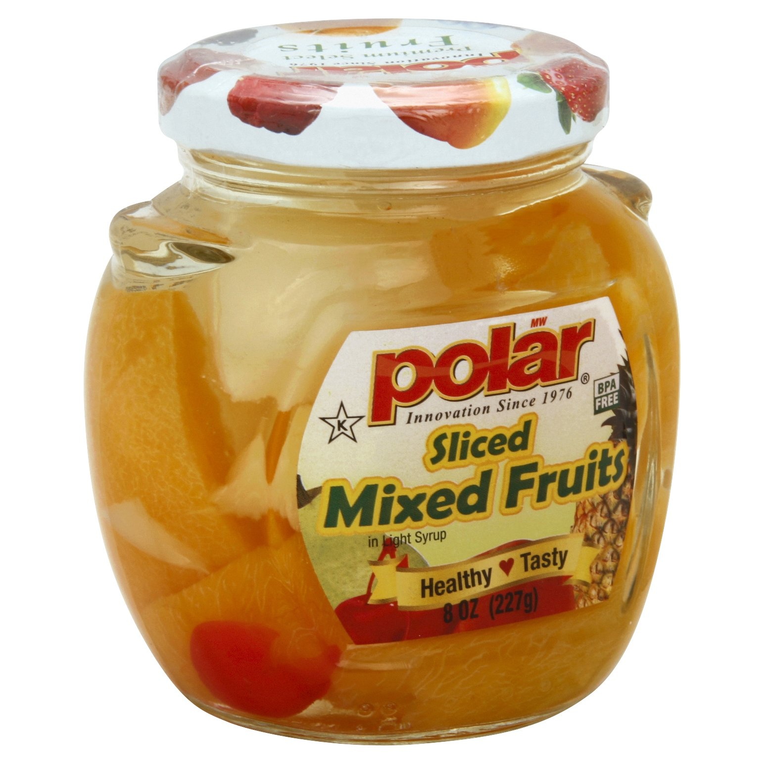 slide 1 of 2, Polar Sliced Mixed Fruit in Light Syrup Cup, 8 oz