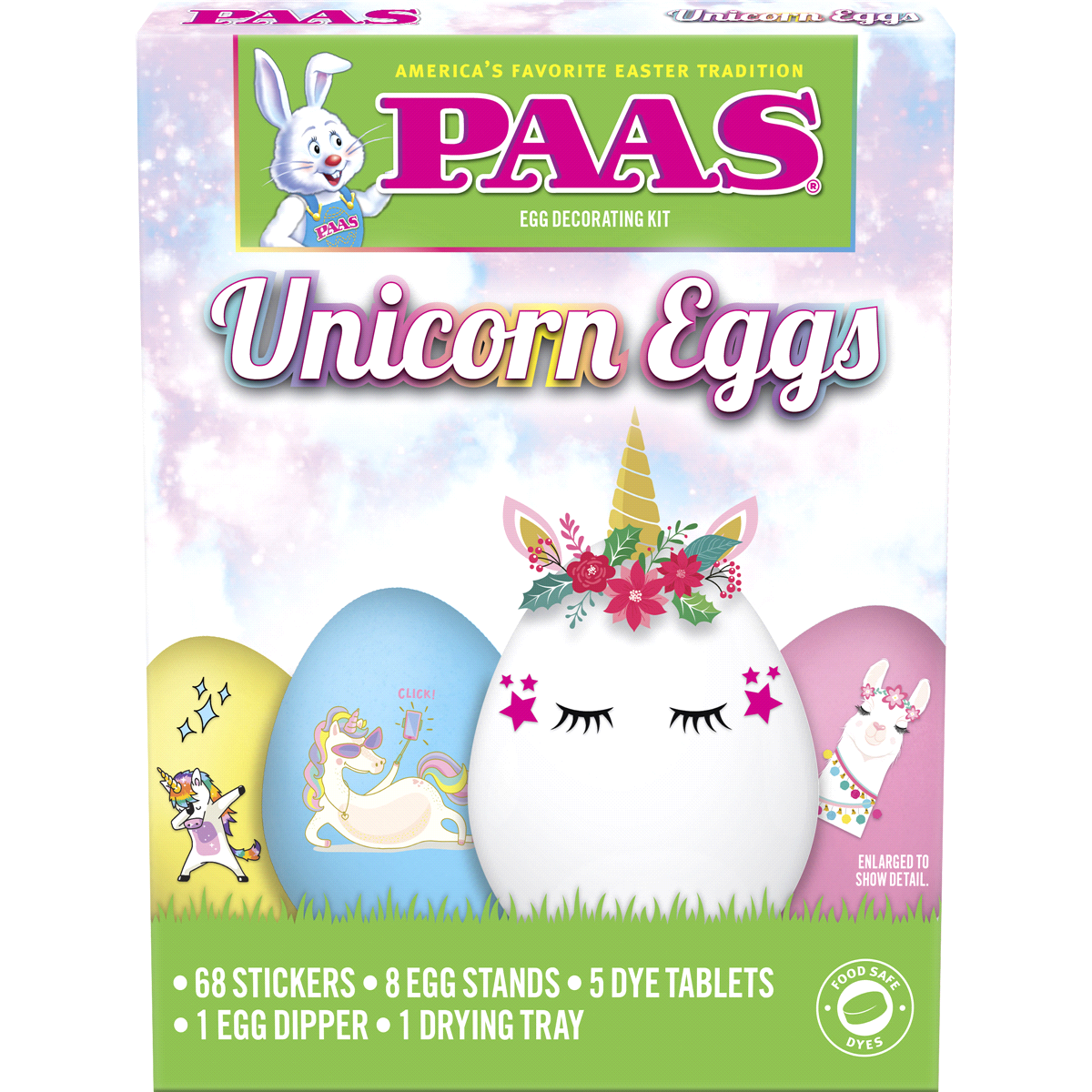 slide 1 of 9, PAAS Easter Unicorn Eggs Decorating Kit, 1 ct