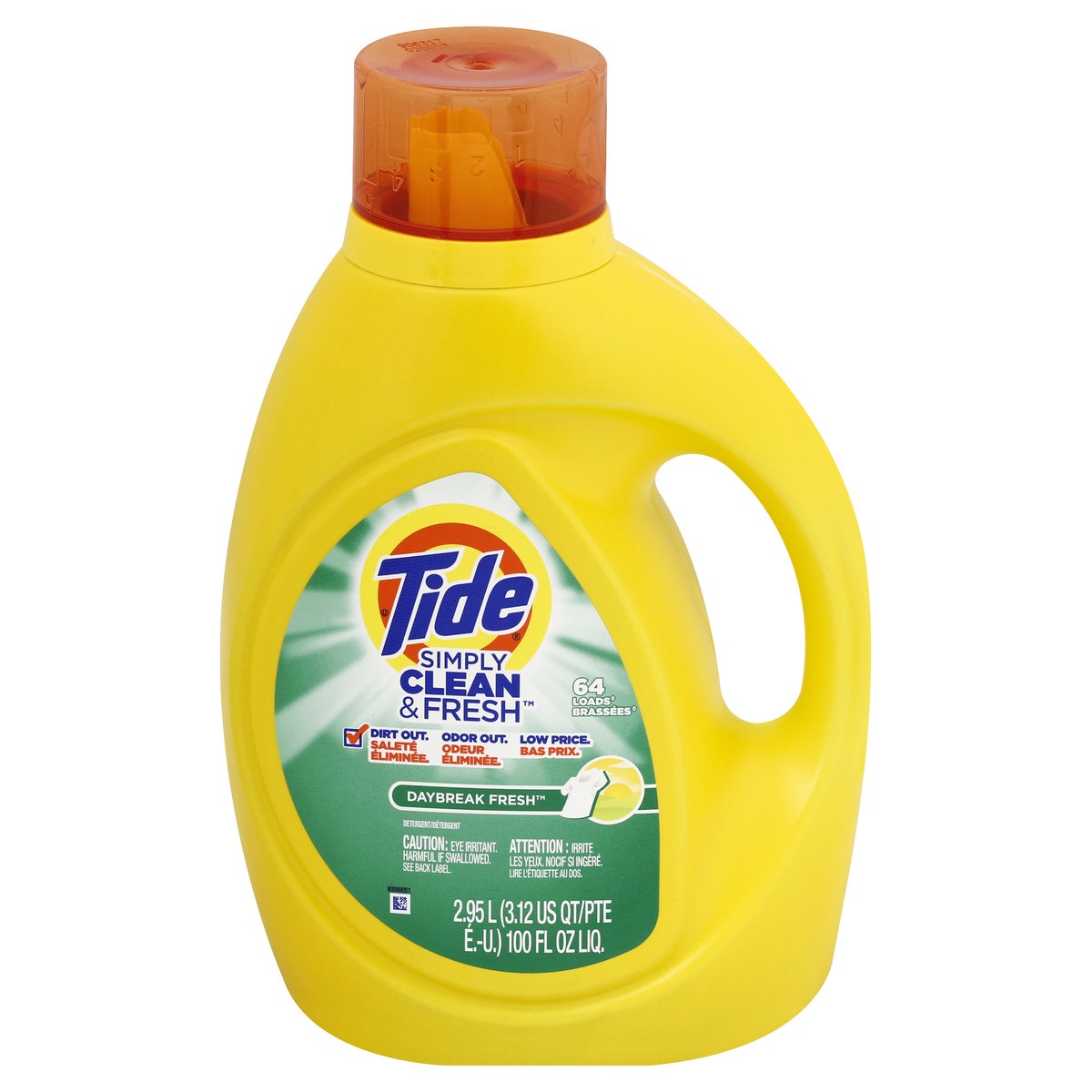 slide 2 of 10, Tide Detergent 2.95 lt, 100 fl oz