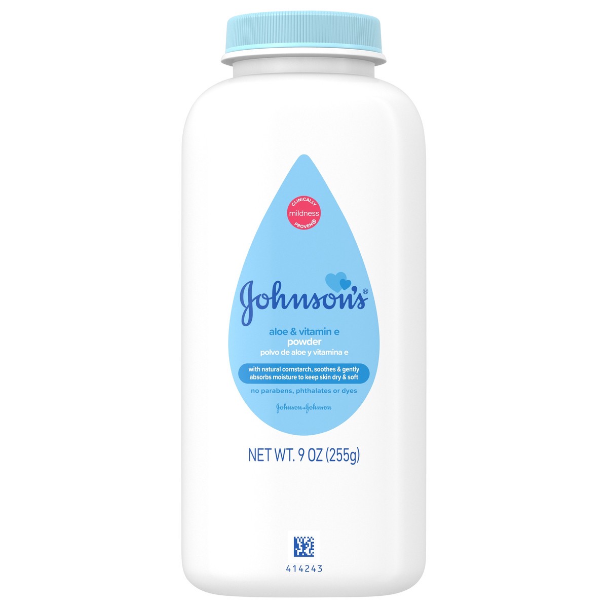 slide 1 of 5, Johnson's Cornstarch Baby Powder with Aloe & Vitamin E, 9 oz, 9 oz