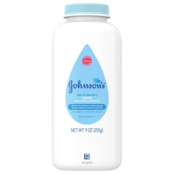 Johnson's Cornstarch Baby Powder with Aloe & Vitamin E, 9 oz
