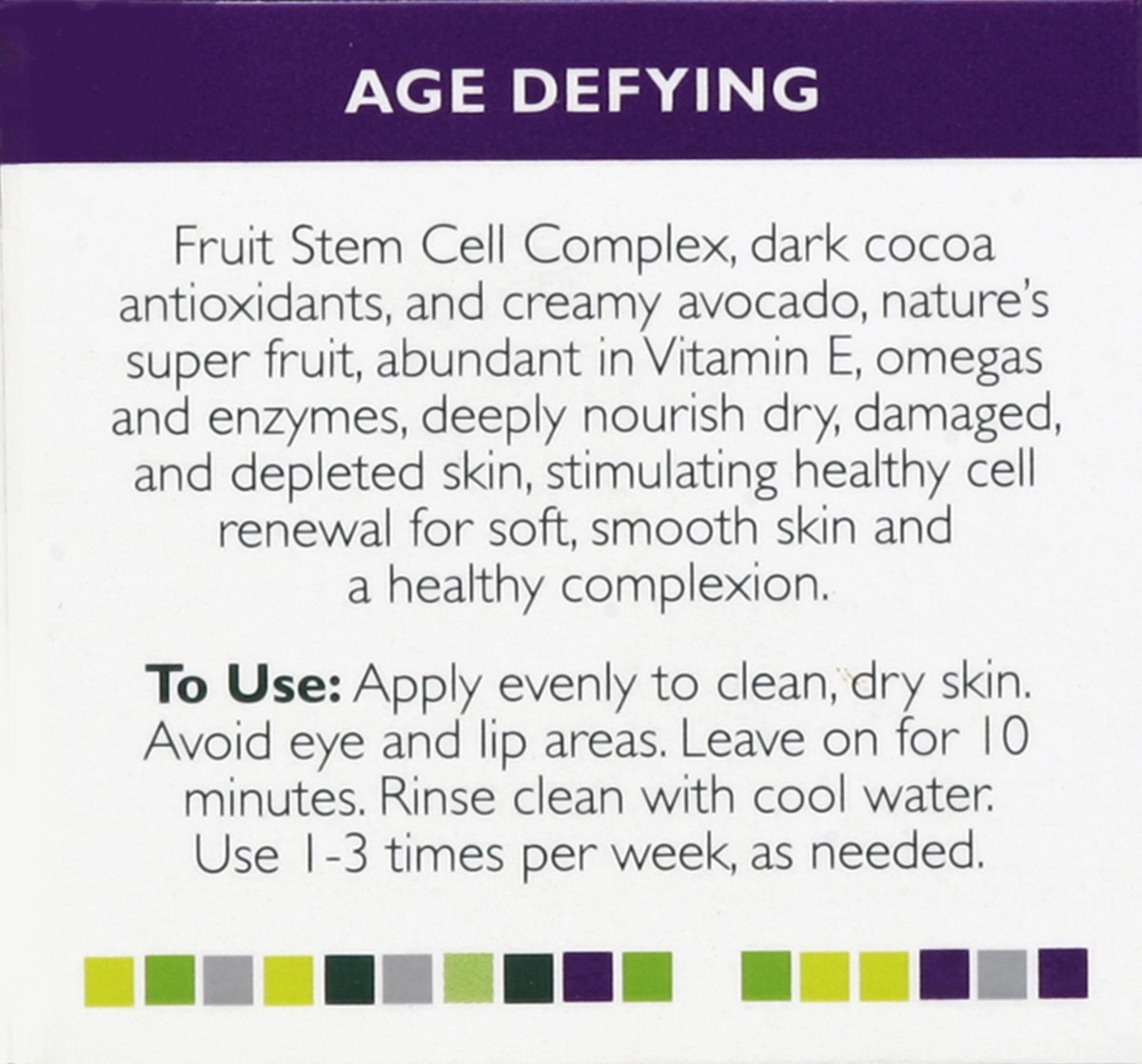 slide 4 of 5, Andalou Naturals Age-Defying Avo Cocoa Skin Food Mask, 1.7 oz