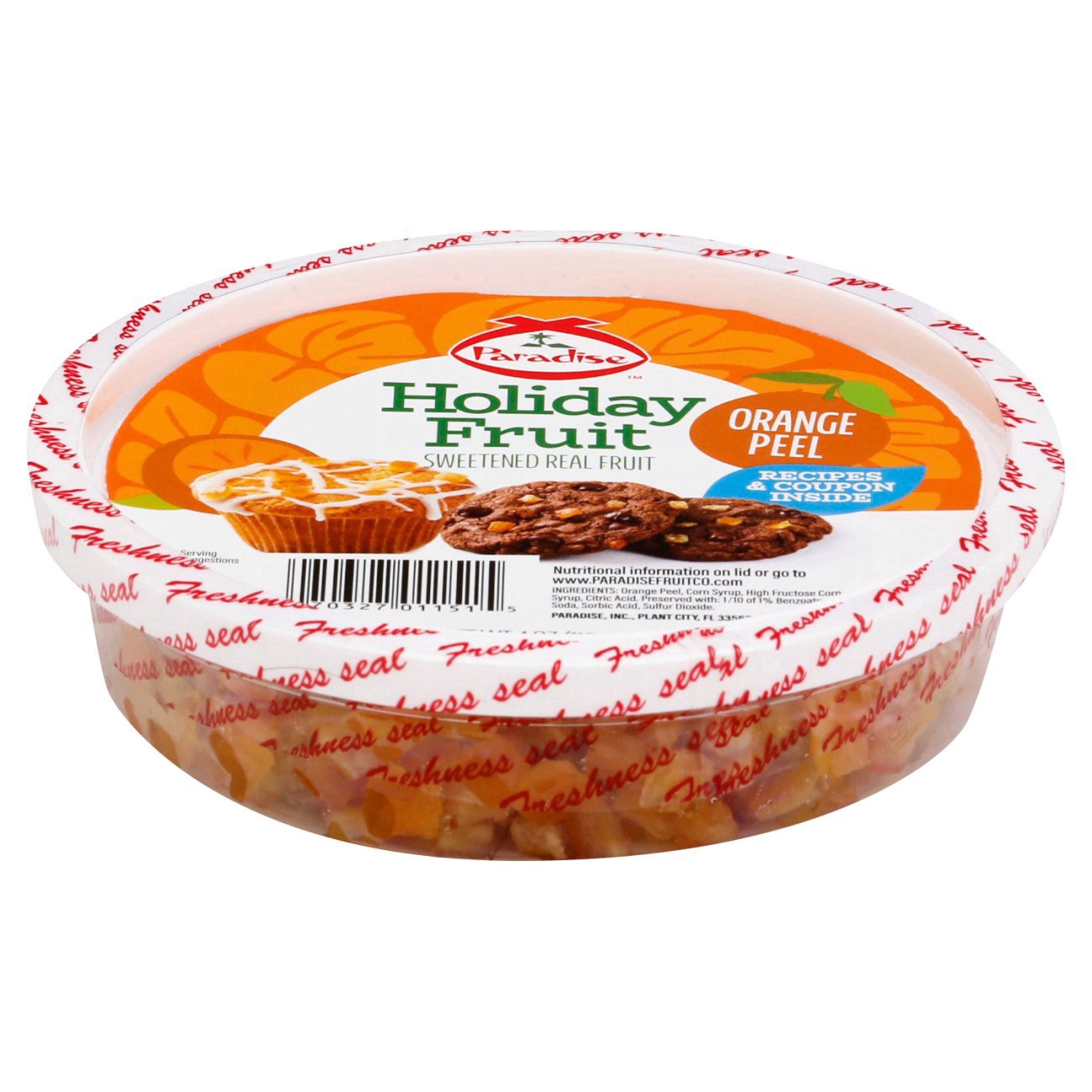 slide 1 of 2, Paradise Candied Diced Orange Peels - 4 oz, 4 oz