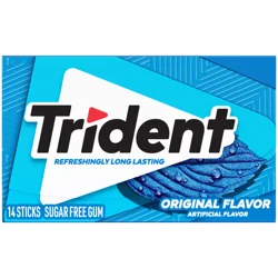 Trident Sugar Free Original Flavor Gum 14 ea
