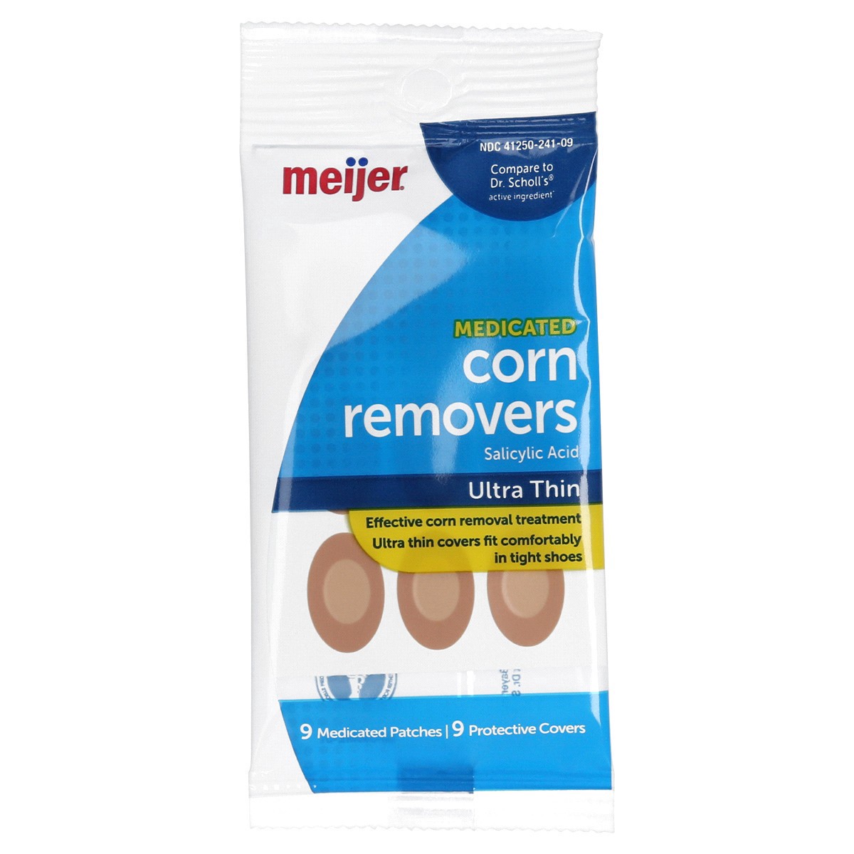 slide 1 of 5, Meijer Ultra Thin Corn Removers, 9 Pads, 9 CT      