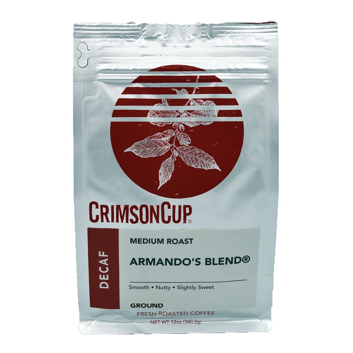 slide 1 of 1, Crimson Cup Coffee, Ground, Medium Roast, Decaf Armando's Blend, 1 ct