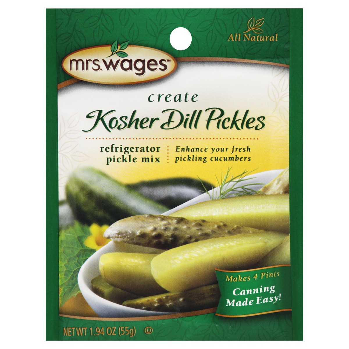 slide 2 of 3, Mrs. Wages Pickle Mix 1.94 oz, 1.94 oz