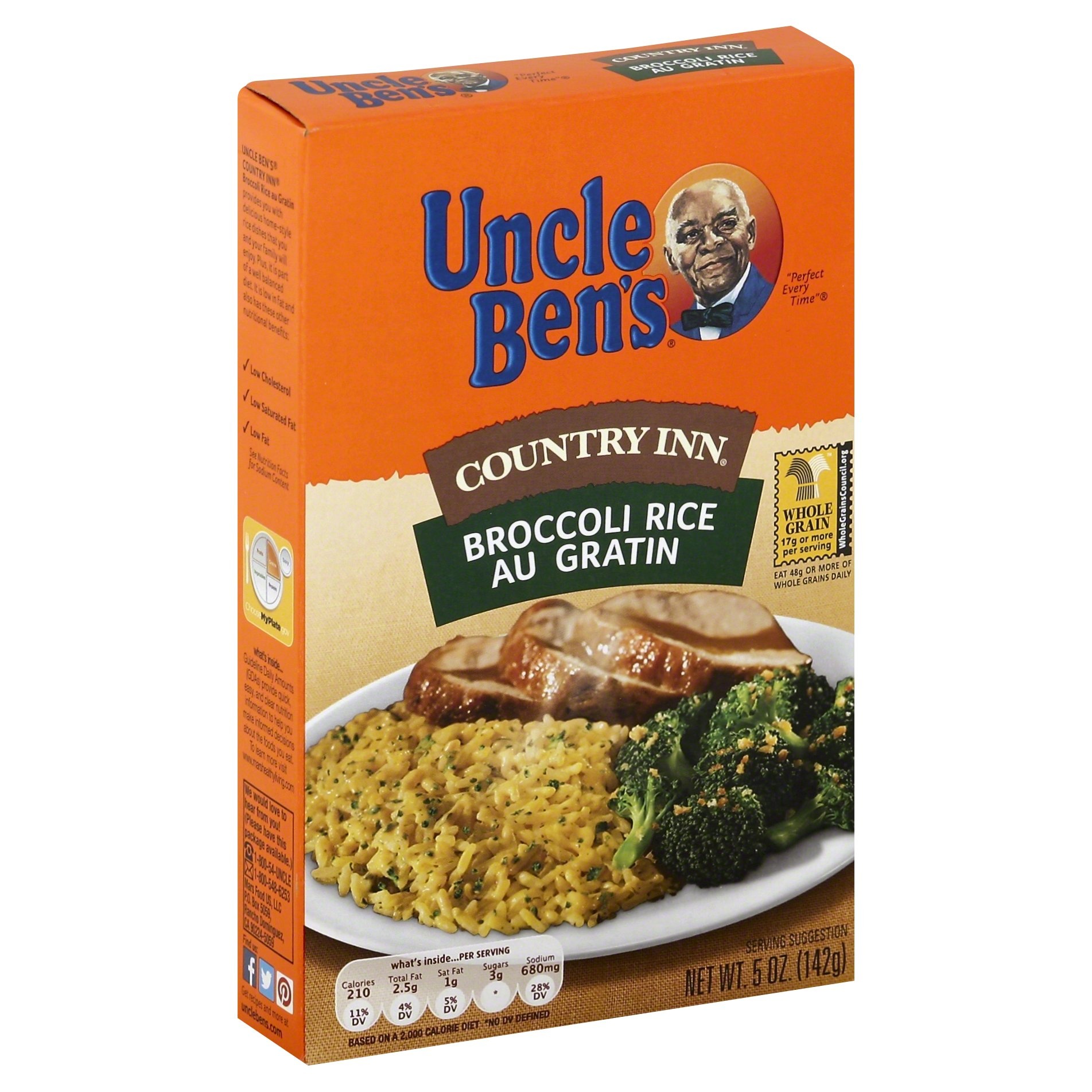 slide 1 of 4, Ben's Original Uncle Ben's Country Inn Broccoli Au Gratin Rice, 5 oz