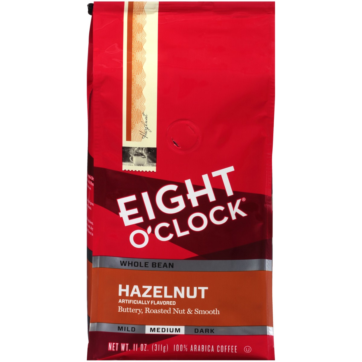 slide 1 of 4, Eight O'Clock Coffee Hazelnut, 11 oz