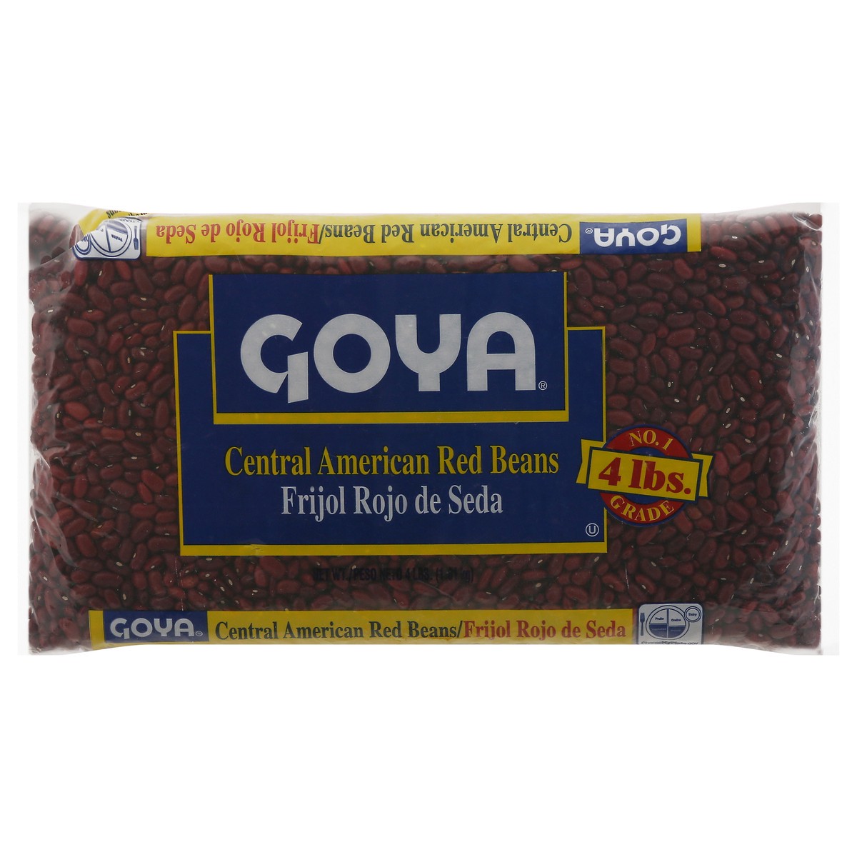 slide 1 of 9, Goya Central American Red Beans 4 lb, 4 lb