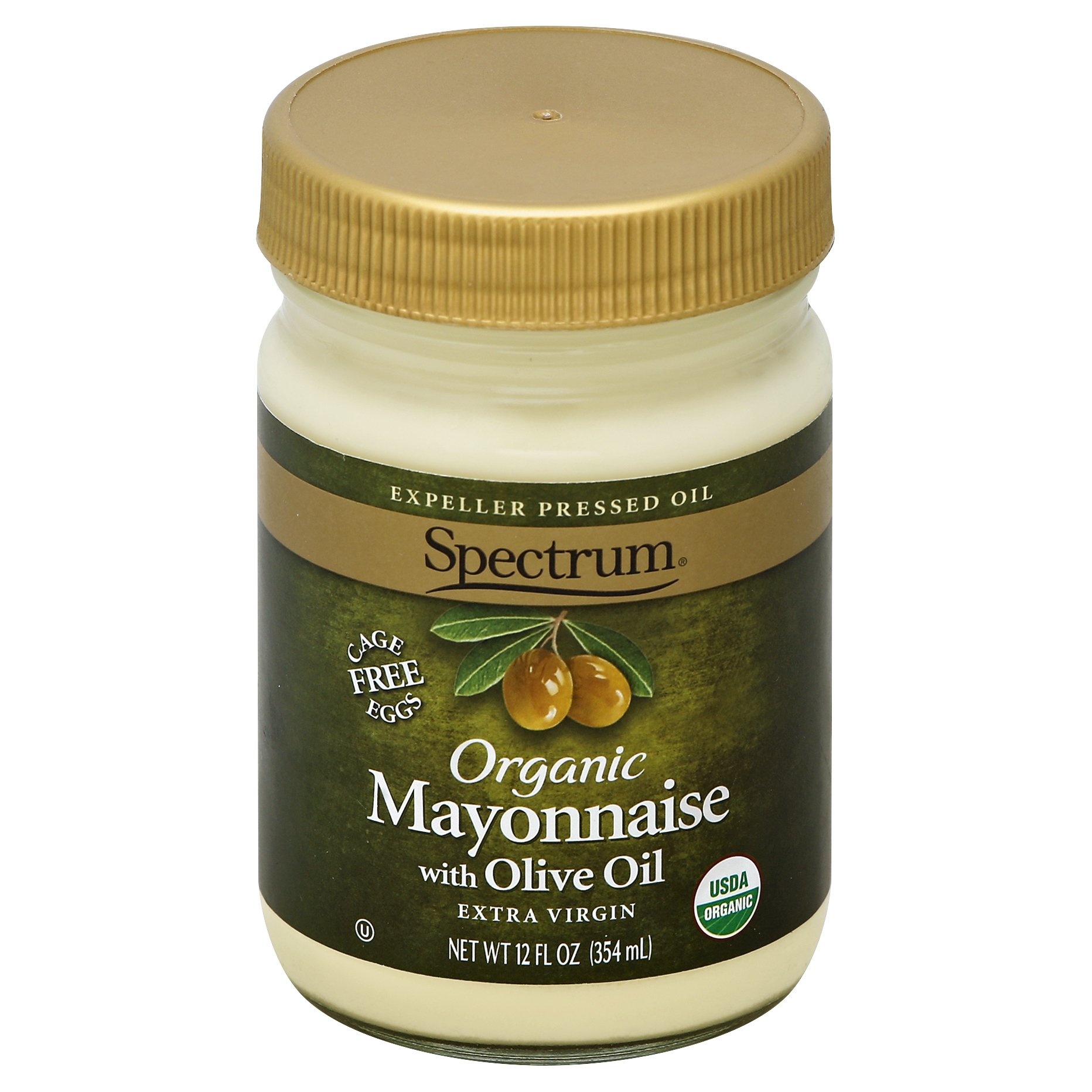 slide 1 of 1, Spectrum Culinary Organic Mayonnaise 12 fl. oz. Jar, 12 oz