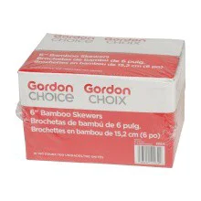 Gordon Choice 6 Inch Bamboo Skewers