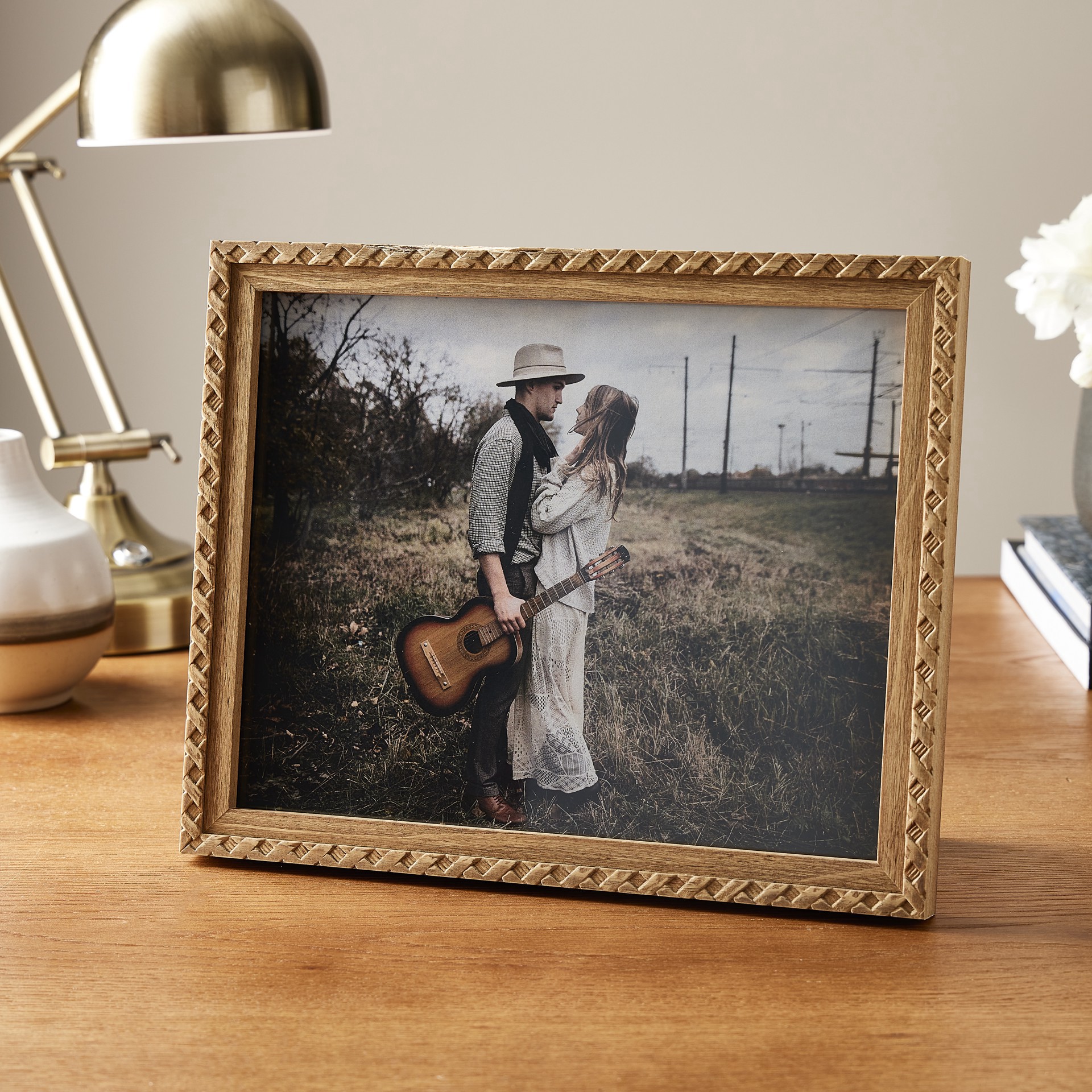 slide 4 of 7, Expressions 8" X 10" Natural Paisley Frame By Studio Decor, 8 in x 10 in