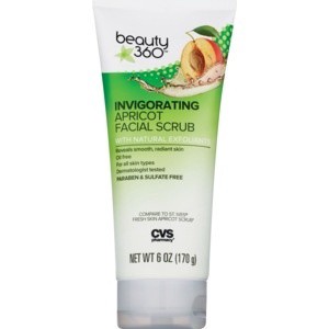 slide 1 of 1, Beauty 360 Invigorating Apricot Facial Scrub, 6 oz