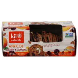 Kii Naturals Apricot, Cherry & Almond Artisan Crisps 5.3 oz