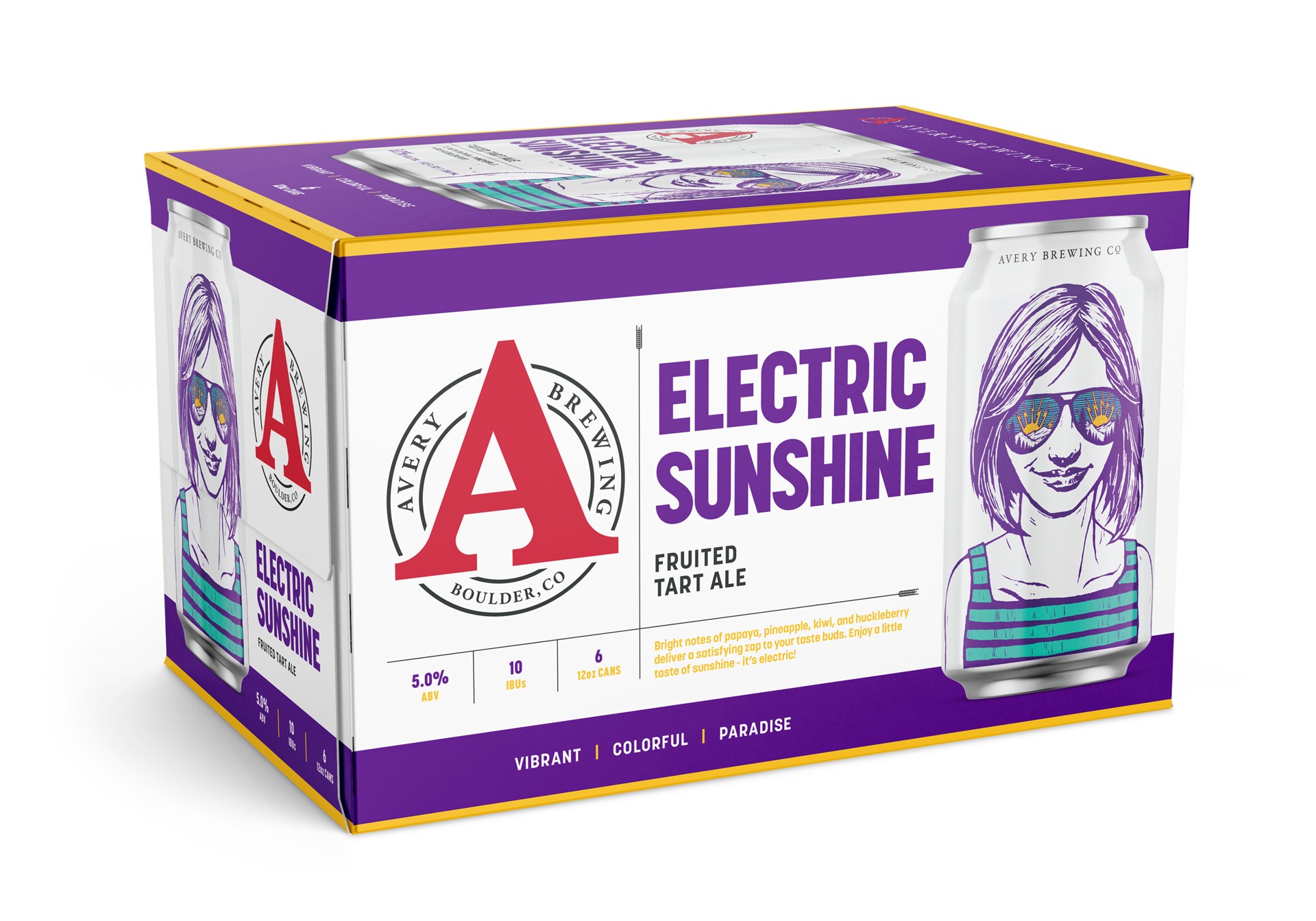slide 10 of 10, Avery Brewing Electric Sunshine- 6 ct, 6 ct